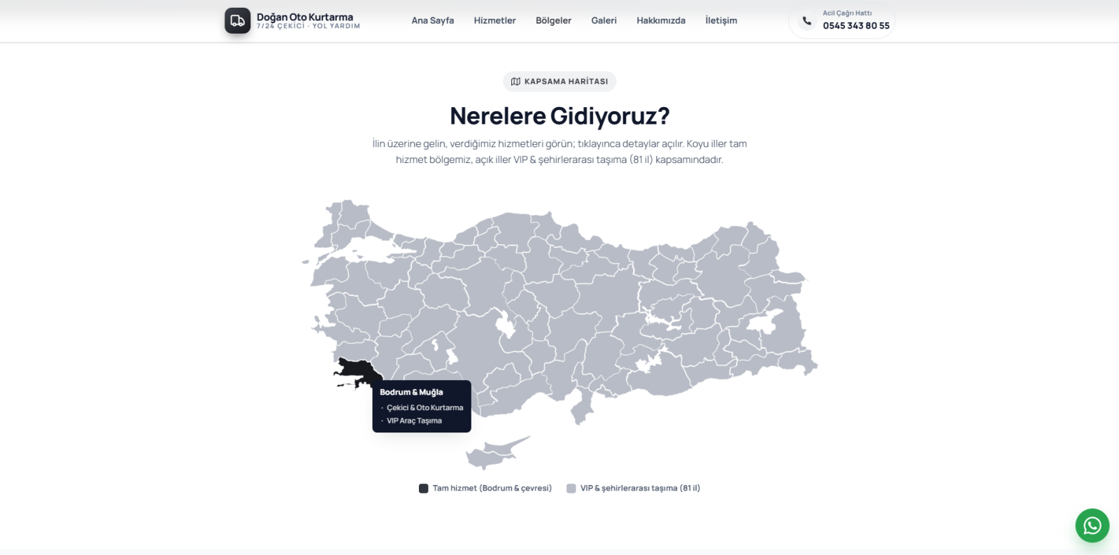 Kapsama Haritası