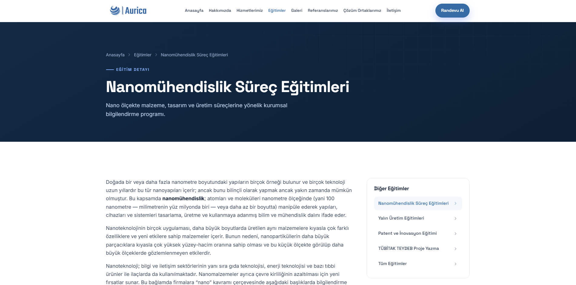 Eğitimler